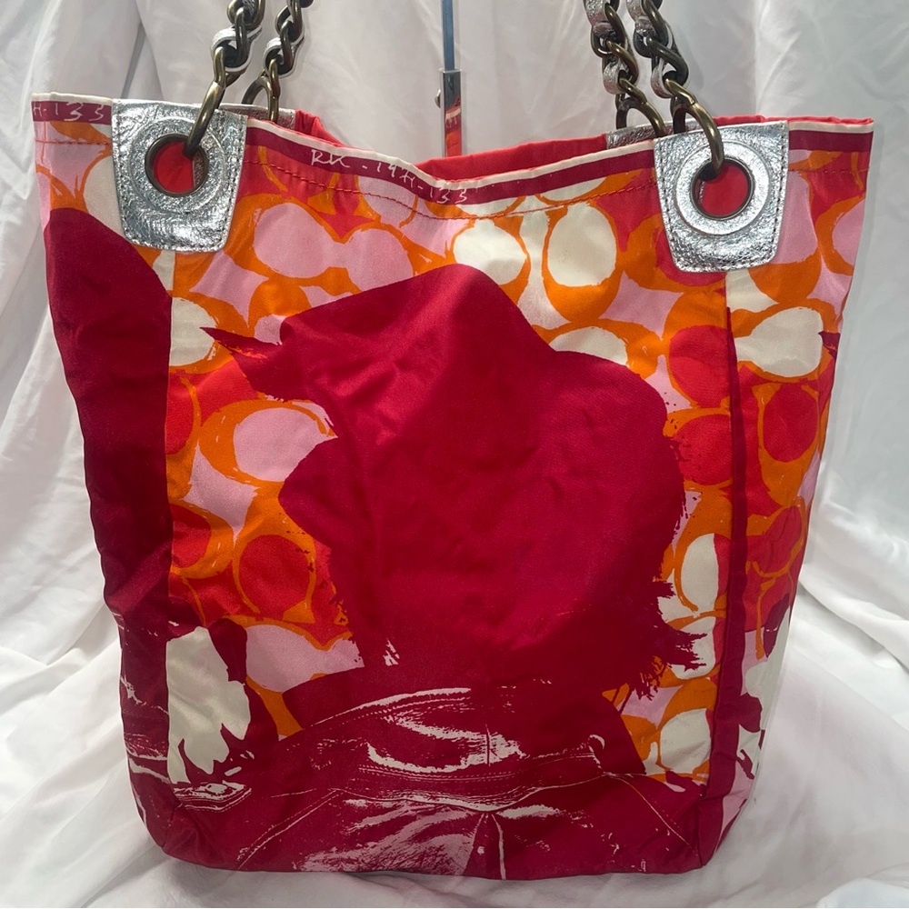 Coach 2008 RARE Laughing Girl Bonnie Cashin Limited Edition Tote Bag - Picture 10 of 14